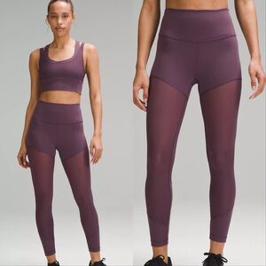 NWT lululemon train mesh leggings